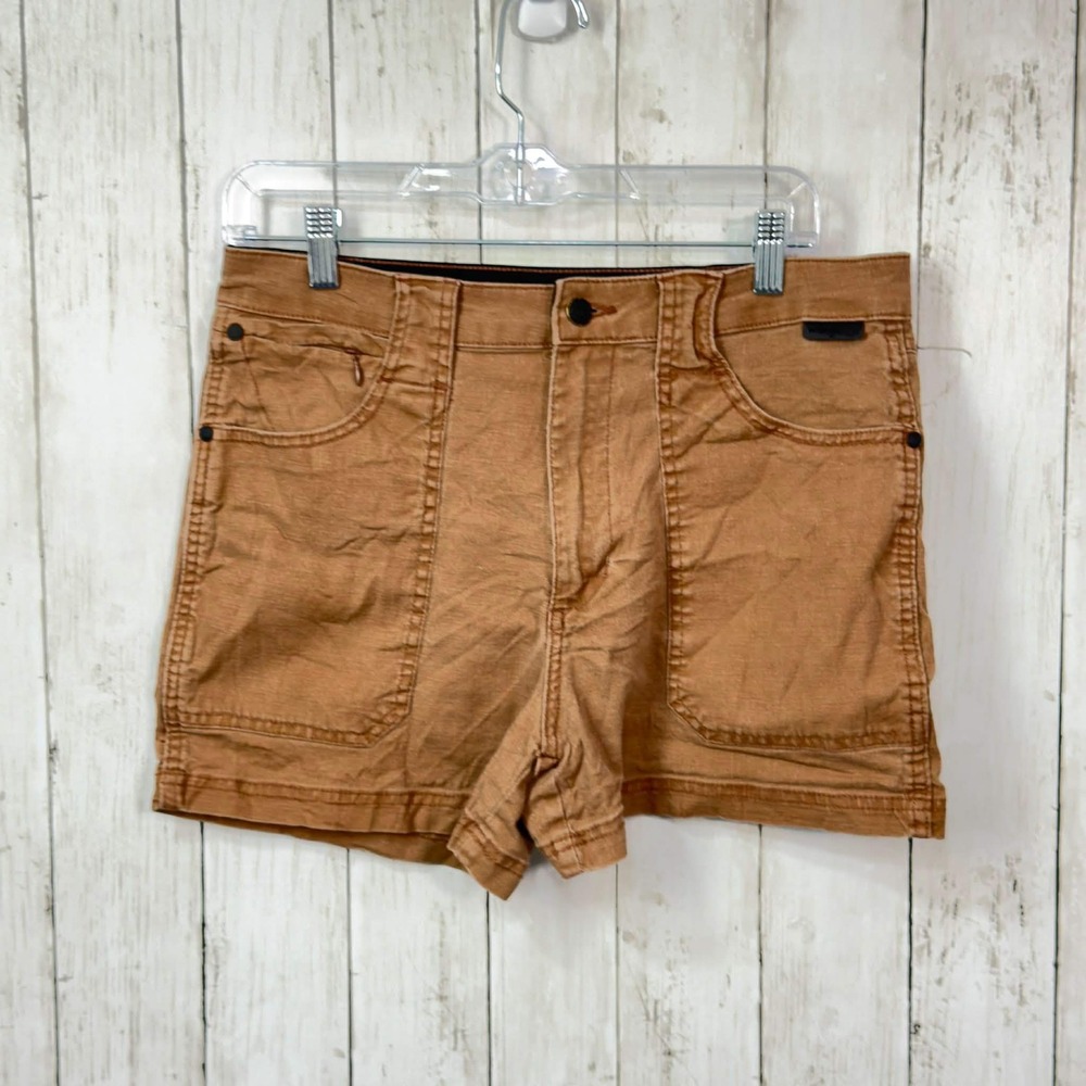 Wrangler ATG All Terrain Gear Women's Brown Utility Outdoor Hiking Shorts Size 8